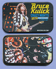 2022 Bruce Kulick Crazy Nights 35th anniversary tin